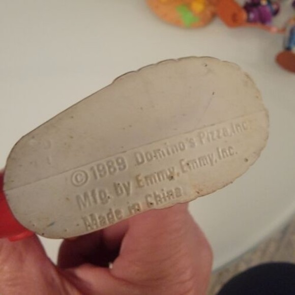 Vintage‎ DOMINOES Pizza Nerd  Advertising Bendable Toy - Picture 4 of 5